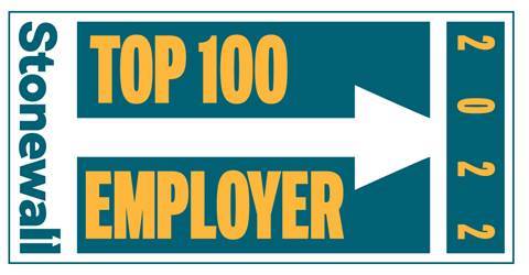 Stonewall - Top 100 Employer - 2022